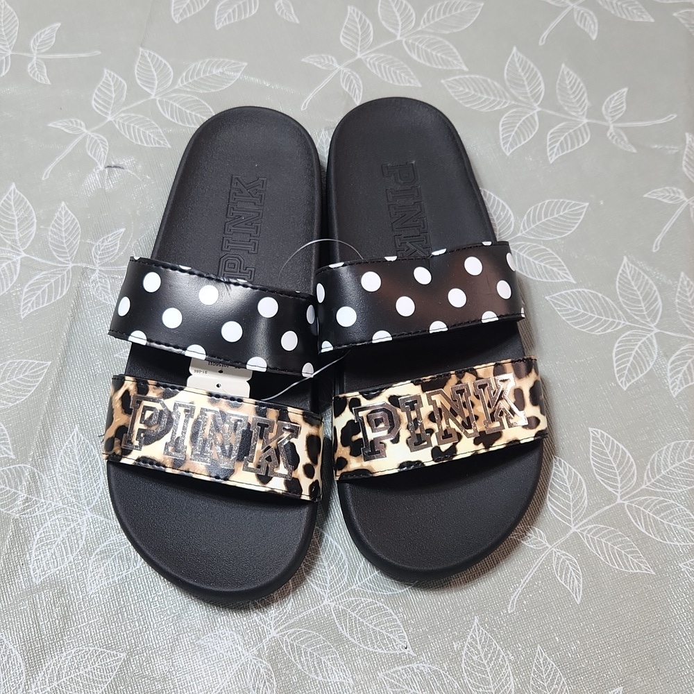Pink Victoria Seceret Sliders